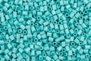 (image for) TOHO Size 1/2 Bugle Bead. 2mm Length-Turquoise Opaque