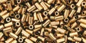 (image for) TOHO Size 1 Bugle Bead. 3mm Length-Bronze Metallic