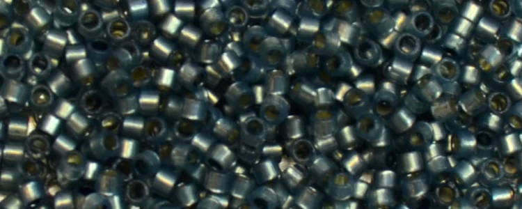 (image for) TOHO Aiko Precision Cylinder Bead. Sapphire Opal Silver Lined PermaFinish TB-PF2102