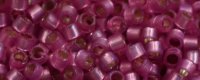 TOHO Aiko Precision Cylinder Bead. Hot Pink Opal Silver Lined PermaFinish TB-PF2107 (image for) TOHO Aiko Precision Cylinder Bead. Hot Pink Opal Silver Lined PermaFinish TB-PF2107
