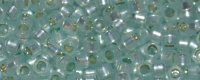 TOHO Aiko Precision Cylinder Bead. Light Aqua Opal Silver Lined PermaFinish TB-PF2116 (image for) TOHO Aiko Precision Cylinder Bead. Light Aqua Opal Silver Lined PermaFinish TB-PF2116