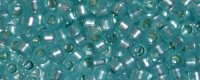 TOHO Aiko Precision Cylinder Bead. Aqua Opal Silver Lined PermaFinish TB-PF2117 (image for) TOHO Aiko Precision Cylinder Bead. Aqua Opal Silver Lined PermaFinish TB-PF2117