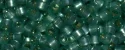 (image for) TOHO Aiko Precision Cylinder Bead. Dark Mint Opal Silver Lined PermaFinish TB-PF2119