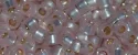 (image for) TOHO Aiko Precision Cylinder Bead. Light Pink Opal Silver Lined PermaFinish TB-PF2120