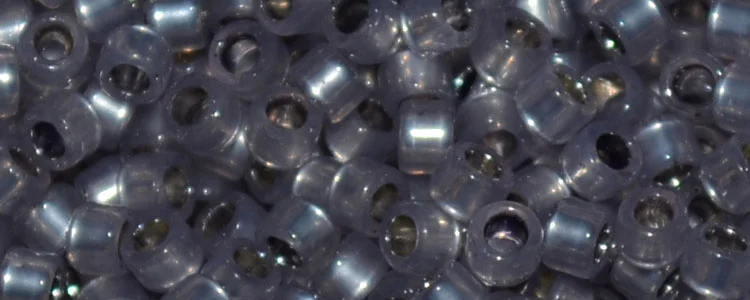(image for) TOHO Aiko Precision Cylinder Bead. Light Amethyst Opal Silver Lined PermaFinish TB-PF2122