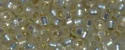 (image for) TOHO Aiko Precision Cylinder Bead. Cream Opal Silver Lined PermaFinish TB-PF2125