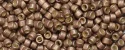 (image for) TOHO Aiko Precision Cylinder Bead. Mauve Galvanized Matte PermaFinish TB-PF556F