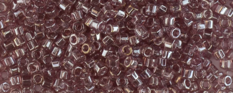 (image for) TOHO Aiko Hexagon Precision Cylinder Bead. Light Amethyst Transparent Luster TBC-110