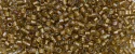 (image for) TOHO Aiko Hexagon Precision Cylinder Bead. Dark Bronze Lined Topaz Rainbow TBC-278