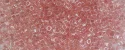 (image for) TOHO Aiko Hexagon Precision Cylinder Bead. Rose Transparent Variegated TBC-290