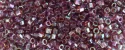 (image for) TOHO Aiko Hexagon Precision Cylinder Bead. Dark Rose Gold Luster TBC-425