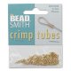 (image for) Gold Plate 2 x 2 mm Crimp Tube * 100 Pieces