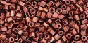 (image for) TOHO Aiko Hexagon Precision Cylinder Bead. Copper Bronze Metallic TBC-222