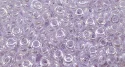 (image for) TOHO 8/o Demi Round, Light Lavender Lined Crystal Luster, color # 8TD-1066