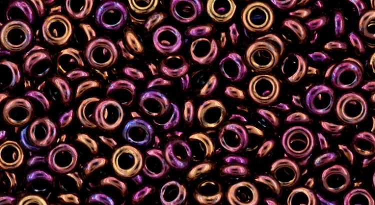 (image for) TOHO 8/o Demi Round, Plum Iris Higher Metallic, color # 8TD-502
