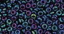 (image for) TOHO 6/o Demi Round, Blue Iris Higher Metallic, color # 6TD-505
