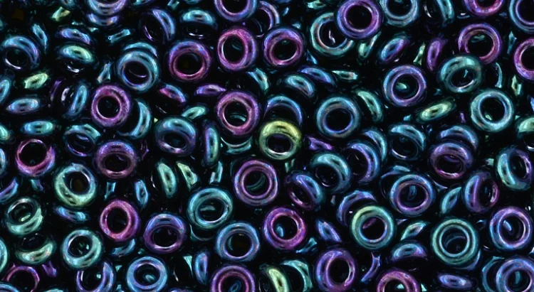 (image for) TOHO 6/o Demi Round, Blue Iris Higher Metallic, color # 6TD-505