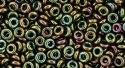 (image for) TOHO 11/o Demi Precision Round Seed Bead, Olivine Iris Higher Metallic, color # 11TD-508