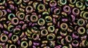 (image for) TOHO 11/o Demi Precision Round Seed Bead, Grapevine Iris Higher Metallic, color # 11TD-509