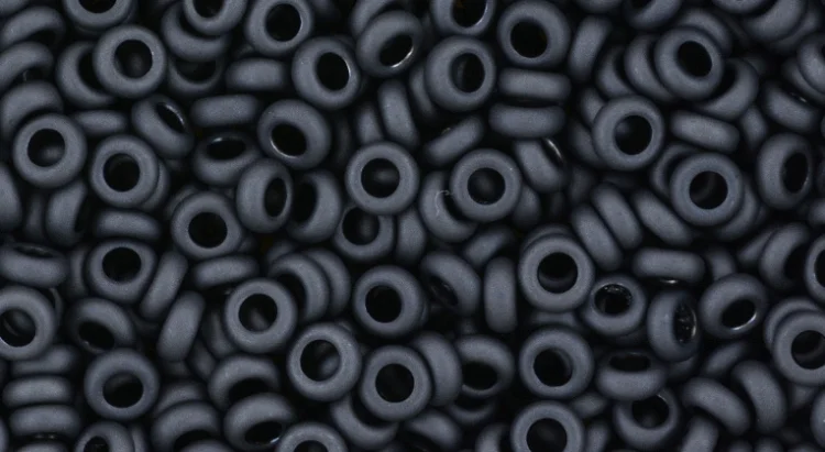(image for) TOHO 6/o Demi Round, Gunmetal Metallic Matte, color # 6TD-611