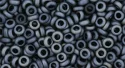 (image for) TOHO 6/o Demi Round, Blue-Grey Metallic Matte, color # 6TD-612