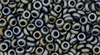(image for) TOHO 6/o Demi Round, Green-Grey Metallic Matte, color # 6TD-613