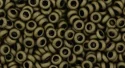 (image for) TOHO 8/o Demi Round, Olive Brown Iris Metallic Matte, color # 8TD-702