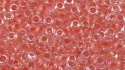 (image for) TOHO 8/o Demi Round, Salmon Lined Crystal Rainbow, color # 8TD-779