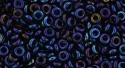 (image for) TOHO 6/o Demi Round, Navy Blue Iris Metallic, color # 6TD-82
