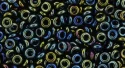 (image for) TOHO 11/o Demi Precision Round Seed Bead, Green Iris Metallic, color # 11TD-84