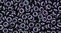 (image for) TOHO 11/o Demi Precision Round Seed Bead, Dark Purple Iris Metallic, color # 11TD-90