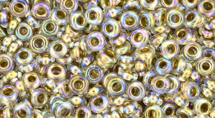 (image for) TOHO 8/o Demi Round, Bronze Lined Crystal Rainbow, color # 8TD-994