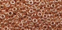 (image for) TOHO 11/o Demi Precision Round Seed Bead, Rose Gold Galvanized (PermaFinish), color # 11TD-PF551