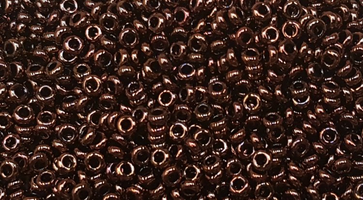 (image for) TOHO 11/o Demi Precision Round Seed Bead, Bronze Higher Metallic, color # 11TD-501 - Click Image to Close