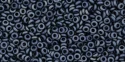 (image for) TOHO 11/o Demi Precision Round Seed Bead, Blue-Grey Metallic Matte, color # 11TD-612