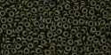 (image for) TOHO 8/o Demi Round, Olive Green Metallic Matte, color # 8TD-617