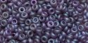 (image for) TOHO 11/o Demi Precision Round Seed Bead, Purple Gold Luster Matte, color # 11TD-635F