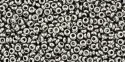 (image for) TOHO 11/o Demi Precision Round Seed Bead, Tarnished Silver Metallic, color # 11TD-711