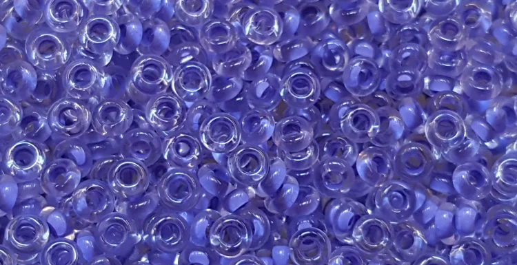 (image for) TOHO 11/o Demi Precision Round Seed Bead, Amethyst Lined Crystal, color # 11TD-977