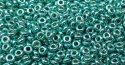 (image for) TOHO 8/o Demi Round, Aqua Galvanized (PermaFinish), color # 8TD-PF561