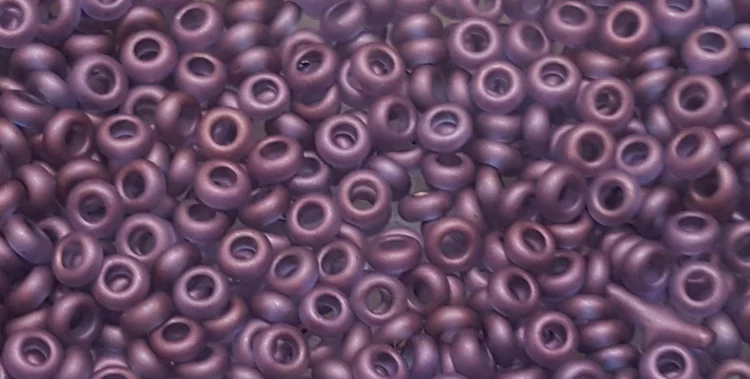 (image for) TOHO 11/o Demi Precision Round Seed Bead, Amethyst Gold Luster Matte, color # 11TD-633F
