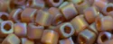 (image for) TOHO 1.5mm Cube Shape Seed Beads-Smoke Topaz Transparent Rainbow Matte