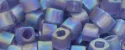 (image for) TOHO 4mm Cube Shape Seed Beads-Light Purple Transparent Rainbow Matte