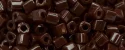 (image for) TOHO 1.5mm Cube Shape Seed Beads-Dark Brown Opaque