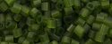 (image for) TOHO 1.5mm Cube Shape Seed Beads-Olivine Transparent Matte