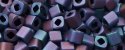 (image for) TOHO 2mm Cube Shape Seed Beads-Blue Iris Metallic Matte