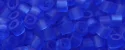 (image for) TOHO 2mm Cube Shape Seed Beads-Sapphire Transparent Matte