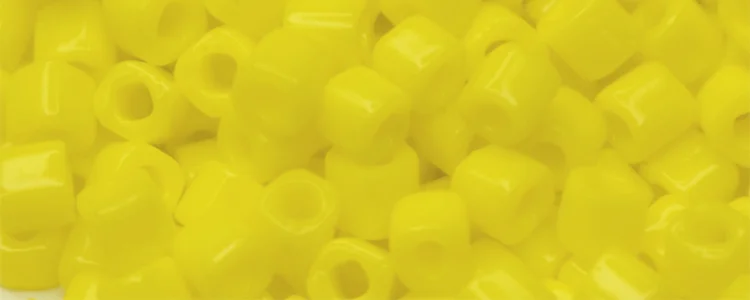 (image for) TOHO 2mm Cube Shape Seed Beads-Yellow Opaque