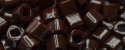 (image for) TOHO 3mm Cube Shape Seed Beads-Dark Brown Opaque