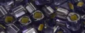 (image for) TOHO 3mm Cube Shape Seed Beads-Light Purple Silver Lined Matte